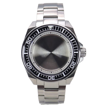 43.8mm Steel Watch Cases  For NH35 NH36 NH34 NH38 4R36 Modified Samurai Diving