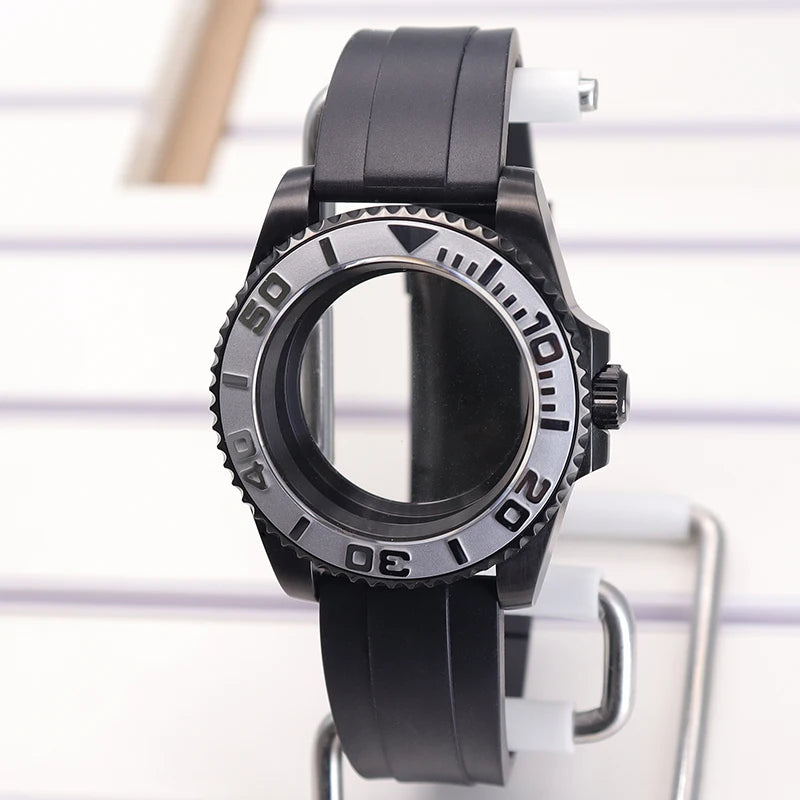 40mm SUB Diving Watch Case Strap For NH35 NH36 NH34 8215 Eta 2824 28.5mm Dial