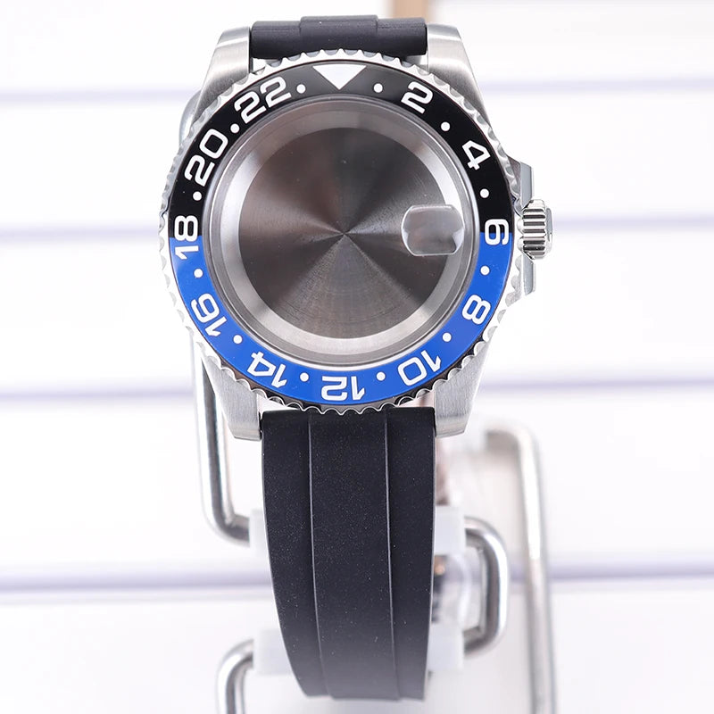 40mm Watch Case For 4R NH35 NH36 NH34/38 NH70 8215 Eta2824 PT5000 Sapphire Glass