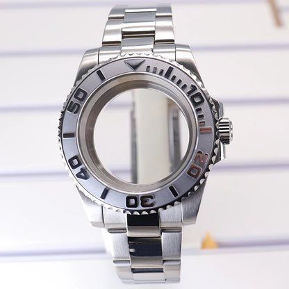 40mm Watch Cases Sapphire For Nh35 Nh36 Nh34/38 Nh70 Miyota 8215 Eta 2824 PT5000