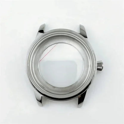 39.5mm Arch Glass Watch Case Stainless Steel Case for NH35 NH36 4R35A 4R36A