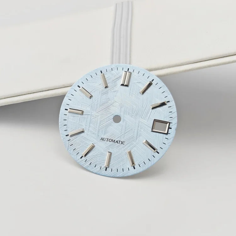 28.5mm Watch Dial  Texture Watch Faces No Luminous Modified for NH35 Movement