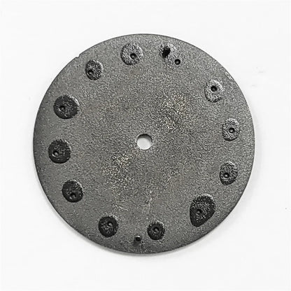 36mm Modified Retro Silver Floral Watch Dial for ETA 6497 ST3600 Movement
