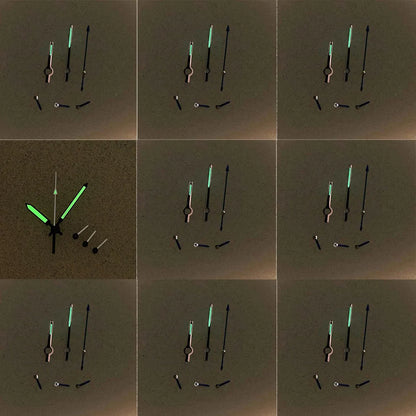 VK63 Hands Green Luminous 6Pinment for VK63 Quartz Movement Modified Watch Hands