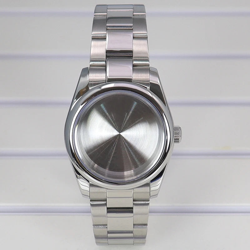 36/39mm Watch Case For NH35/36 NH38 NH70 Miyota 8215 Cases Sapphire Glass Oyster