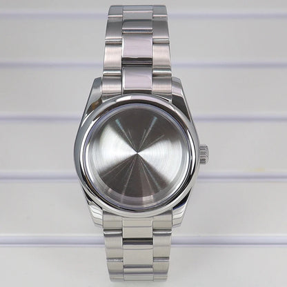 36/39mm Watch Case For NH35/36 NH38 NH70 Miyota 8215 Cases Sapphire Glass Oyster