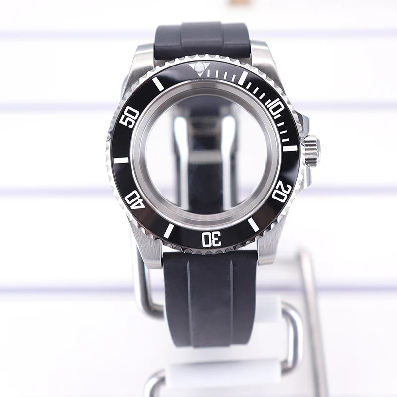 40mm Watch Case For 4R NH35 NH36 NH34/38 NH70 8215 Eta2824 PT5000 Sapphire Glass