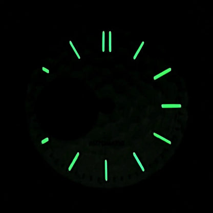 Modified 28.5mm Multicolor Watch Dial Green with Luminous for NH38 Movement