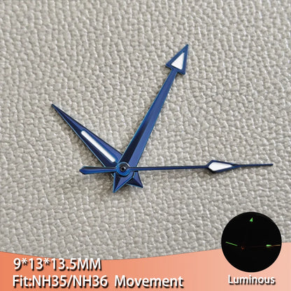 Luminous Watch Hands Pointers For Men's Watches With Suitable for NH35 NH36