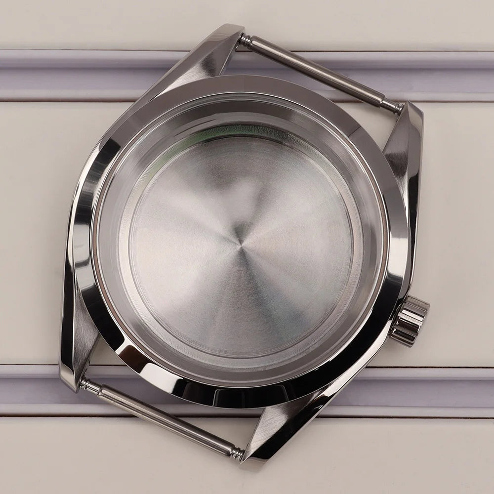 39mm Watch Cases Bevel Edge Polished Bezel For NH34 NH35 NH36 NH38 4R36