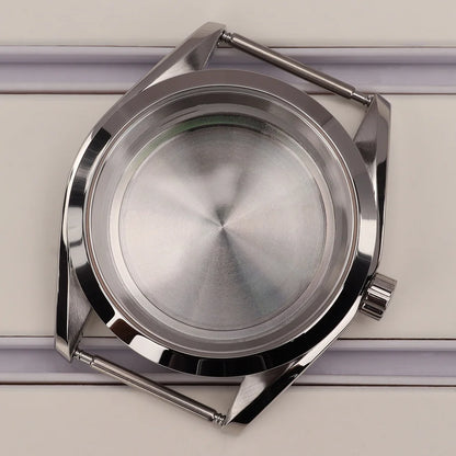 39mm Watch Cases Bevel Edge Polished Bezel For NH34 NH35 NH36 NH38 4R36