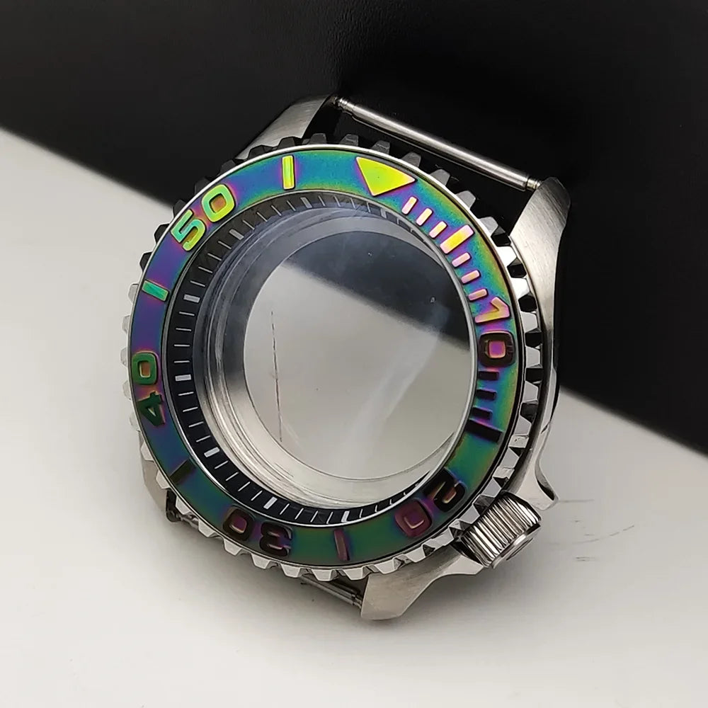 42MM Watch Case SKX Case with Sapphire for Seiko 007  Fits NH35 NH36 Movement