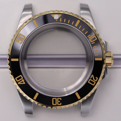 40mm Steel Watch Case For Nh35 Nh34 Nh36 Eta2824 Miyota8215 28.5mm Dial Deepsea