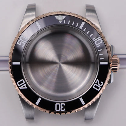 40mm Cases For NH35 NH34 NH36 NH38 NH70 Miyota8215 Eta2824 Unidirectional Bezel