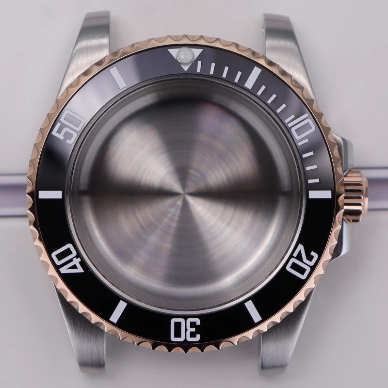 40mm Diver Watch Case For 4R NH35/36 NH38 NH70 Miyota8215 Eta2824 Sapphire Glass