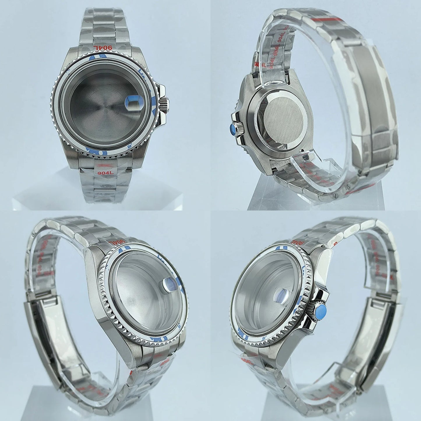 Watch Case Set with Sapphire Glass Men Watch for NH34/NH35 Movement