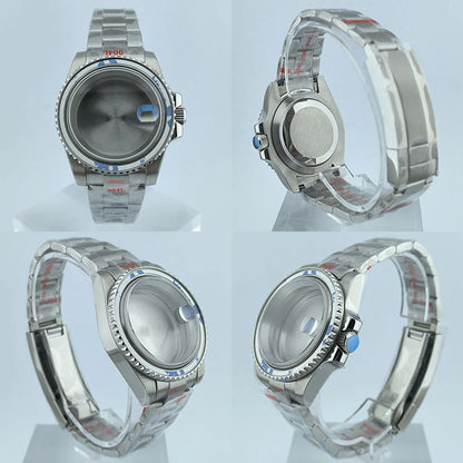 Watch Case Set with Sapphire Glass Men Watch for NH34/NH35 Movement