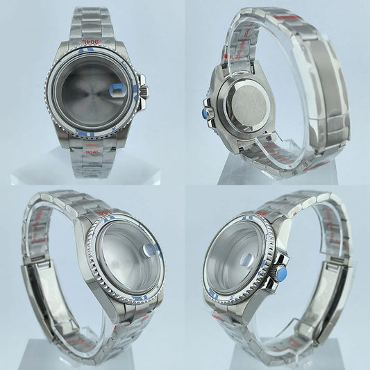 Watch Case Set with Sapphire Glass Men Watch for NH34/NH35 Movement