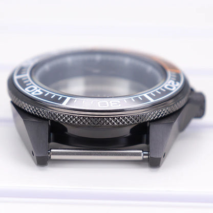 43.8mm Watch Cases with Ceramic Bezel For NH35 NH36 4R36 NH38 Modified Samurai
