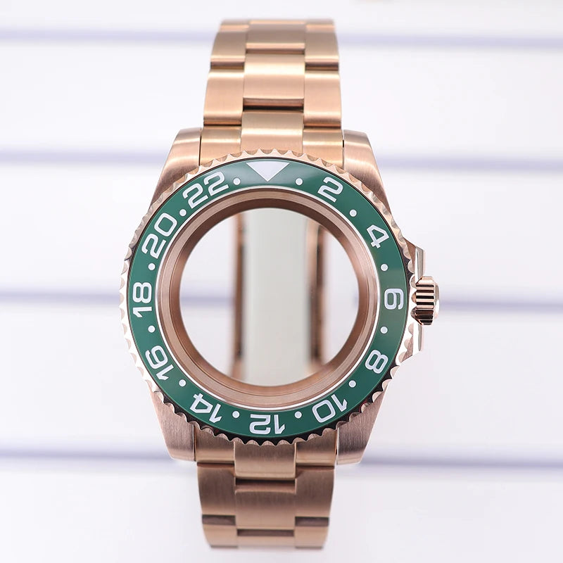 40mm Watch Case For NH35 NH36 NH70/8215/Eta2824 PT5000 NH34 Sapphire Glass