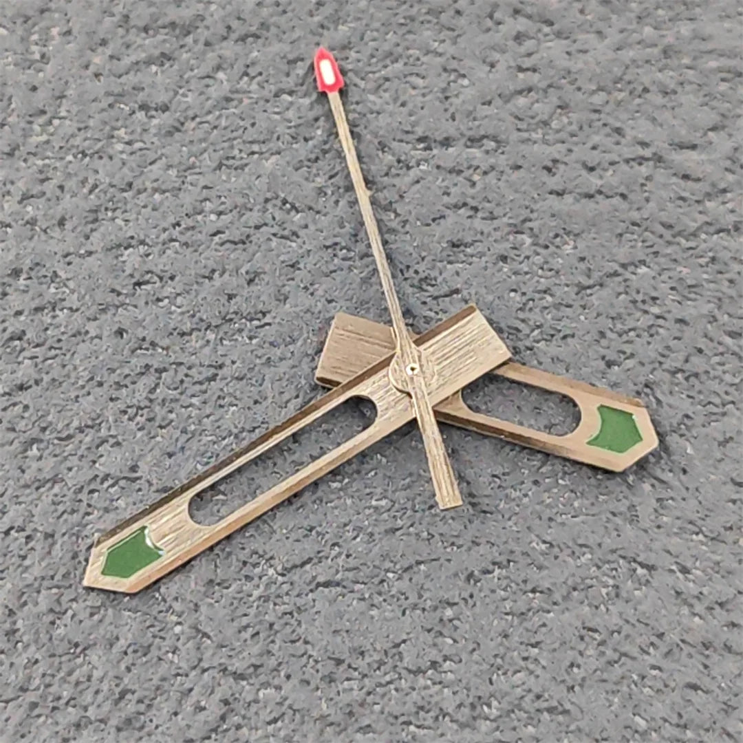 Hollow Shape Green Fingertip Luminous Watch Hands for NH35/NH34/NH36/4R/7S/NH70