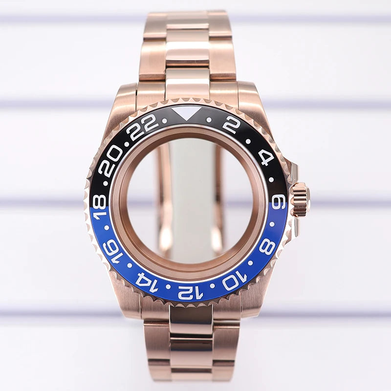 40mm Watch Case For NH35 NH36 NH70/8215/Eta2824 PT5000 NH34 Sapphire Glass