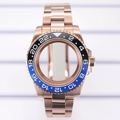 40mm Watch Case For NH35 NH36 NH70/8215/Eta2824 PT5000 NH34 Sapphire Glass