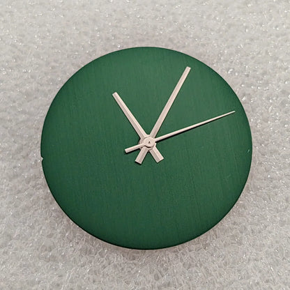 Solid Color No Date Vertical Striped Texture Watch dial with Hands for NH35/36