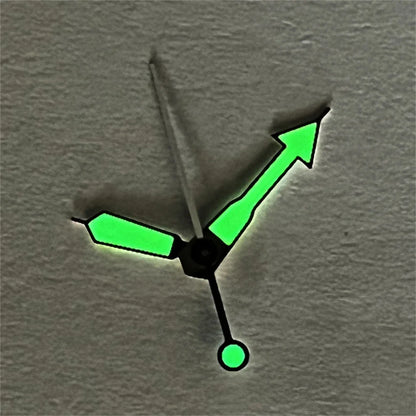 Golden Trim Super C3 Green Luminous Watche Hands for NH35/NH36/SBBN SKX007