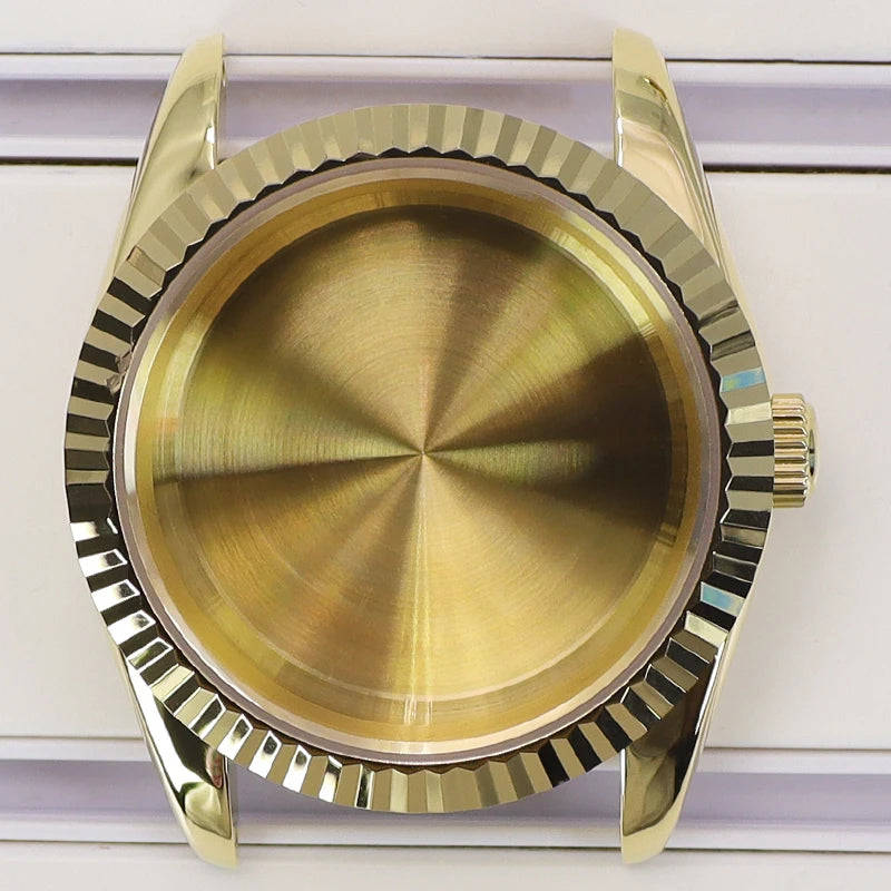 36/39mm Watch Cases Set Sapphire Glass For NH35 NH36 NH34 NH70 8215 Datejust