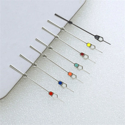 Green Luminous Watch Hands Set for NH34 NH35 NH36 Modified 3Pins Pointers
