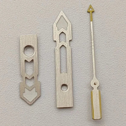 Modified Yellow Luminous Silver-Yellow Watch Hands for NH35/NH36/4R/7S Movement