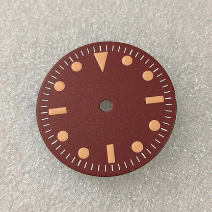 28.5mm Retro Submarine Dial And Hand With 369 Digits Suitable For NH34 NH35 NH36