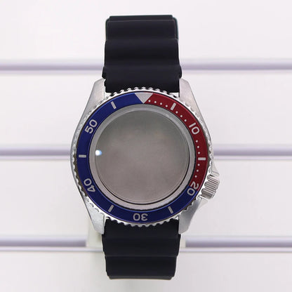 For 20 BAR at 3.8 SKX 42mm Diver Watch Case Sapphire Glass For NH35 NH36 NH38