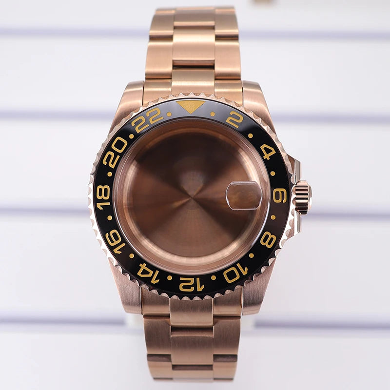 40mm Watch Case For NH35 NH36 NH70/8215/Eta2824 PT5000 NH34 Sapphire Glass