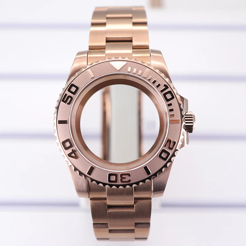 40mm Watch Case For NH35 NH36 NH70/8215/Eta2824 PT5000 NH34 Sapphire Glass