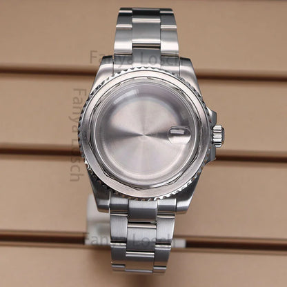 40mm Watch Case 20mm Strap Sapphire For NH35 NH36 NH34/38 8215 2824 PT5000