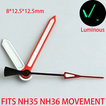 Watch Accessories Pointer NH 35 NH36 Hands Green/Blue Super Luminous Suitable For NH 35 NH36 Movement