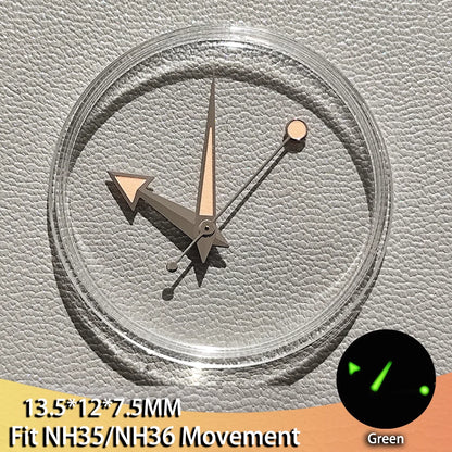 Various Styles Watch Hands Pointers Green Luminous For NH35 NH36 Movement