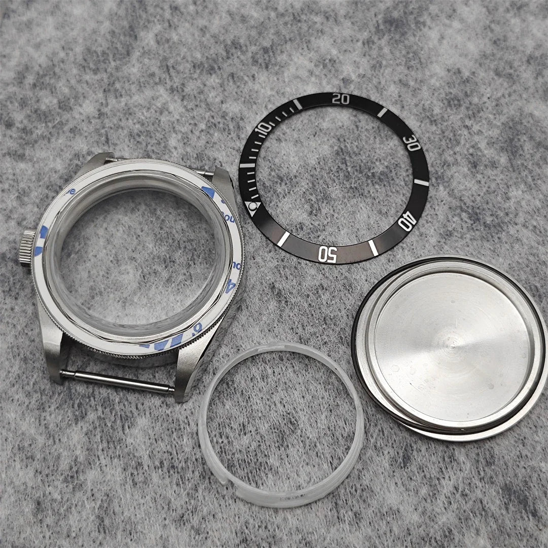41mm 316L Watch Case with Sapphire Crystal for ETA2824 ST2130 SW200 P5000