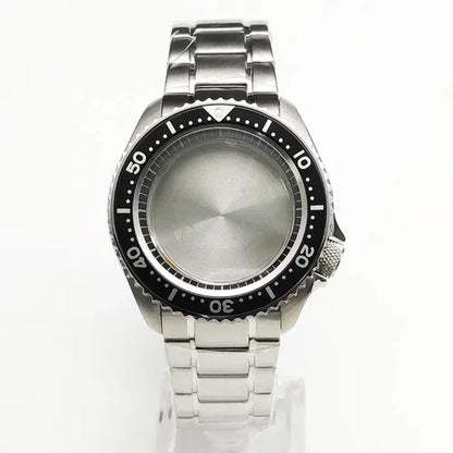 42mm Watch Case+ Strap Set SKX007 Case with Chapter Ring Sapphire for NH35 NH36