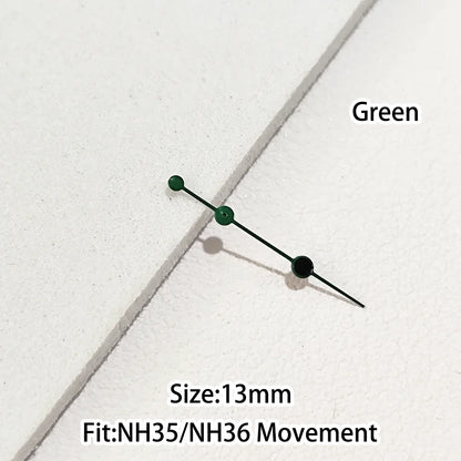 Green/Blue Green Luminous Watch Hands Fit NH35 NH36 Personalized Second Hand