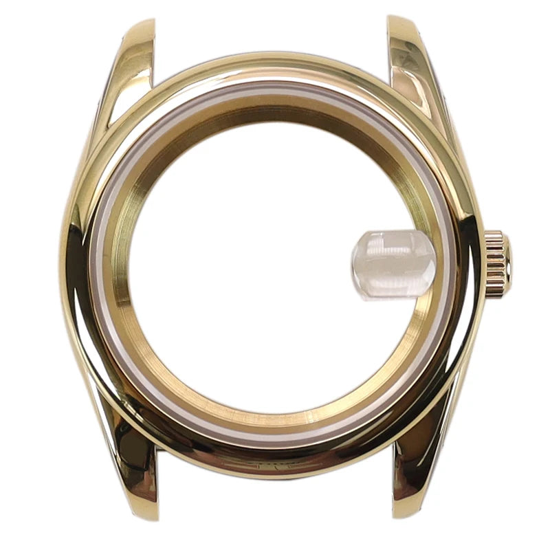 36/39mm Watch Case For NH35/36 NH38 NH70 Miyota 8215 Cases Sapphire Glass Oyster