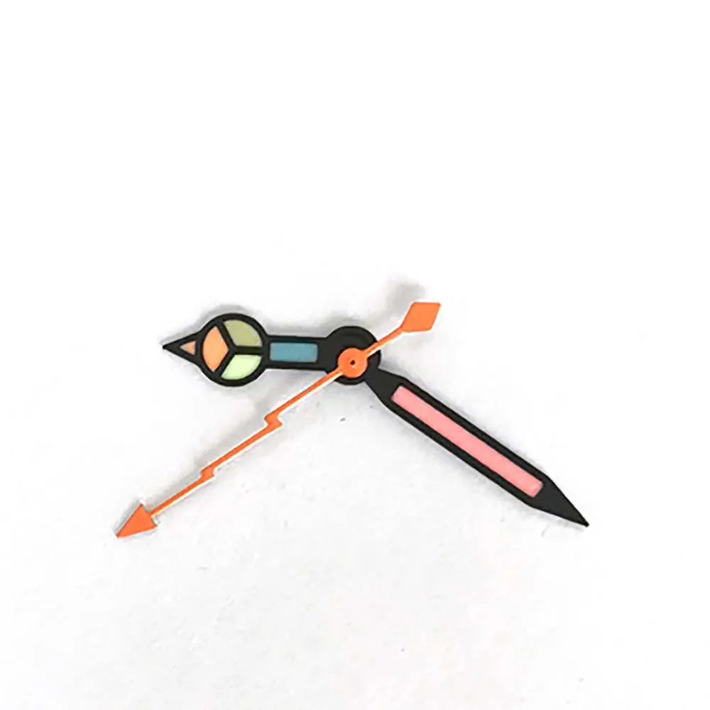 3Pins Green Luminous Watch Hands for NH35/NH36/4R/7S Modified Lightning Pointers