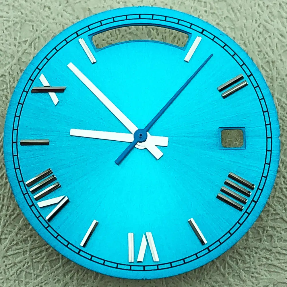 Modified 31mm Calendar Roman Numeral Multicolor Watch Dial For 8285 Movement