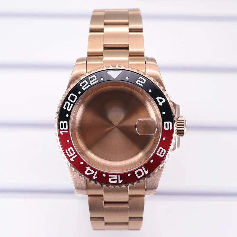 40mm Watch Case For NH35 NH36 NH70/8215/Eta2824 PT5000 NH34 Sapphire Glass