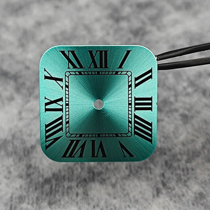 38mm 316L Stainless Steel Square Watch  Case Set for NH36 4R36 Movement