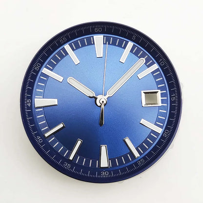 33mm Watch Dial with Hands for NH35 NH36 Movement Green Luminous Multicolor Dial