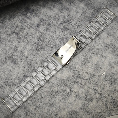 40mm Transparent Watch Case 20mm Bands Set Luminous Acrylic Case for NH35/NH36