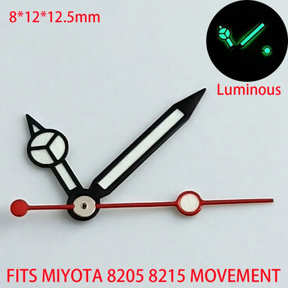 Watch Hands Blue Green Luminous Hands Fit NH 35 NH36 ETA 2836 2824 Miyota 8205 8215 Movement